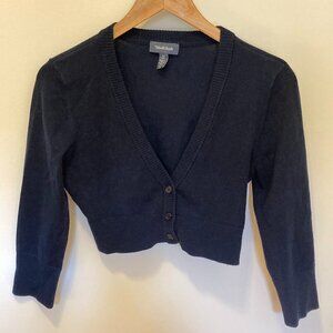 ModCloth Fervour, The Dream of the Crop Cardigan, Navy, M